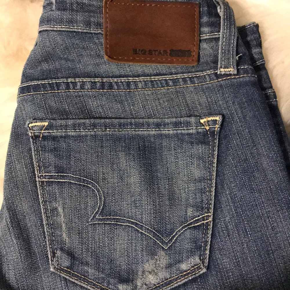 BIG STAR 1974 REMY low rise fit jeans 28 w 27”insm - Picture 2 of 8